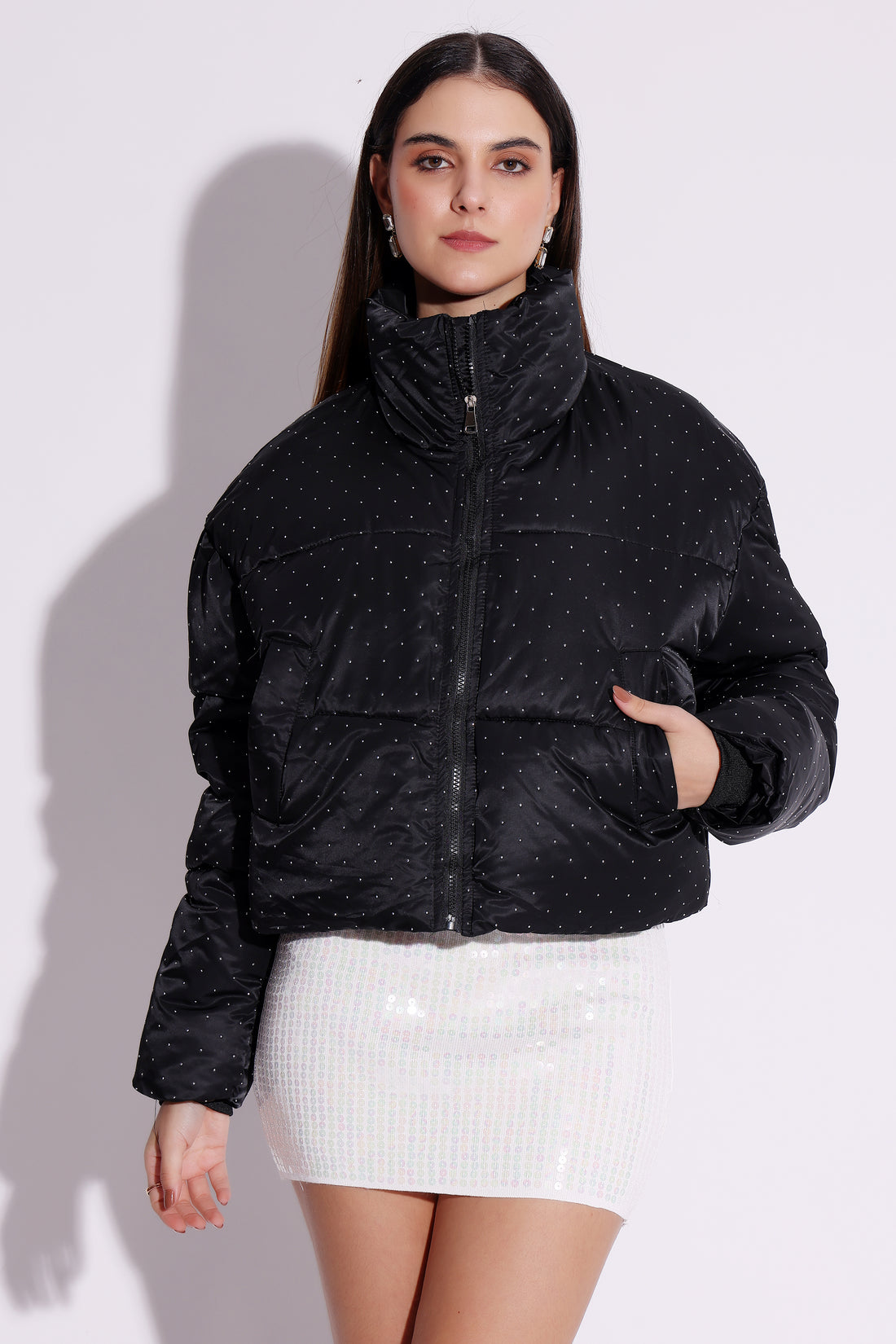 Moncler Polka Dot Puffer Jacket