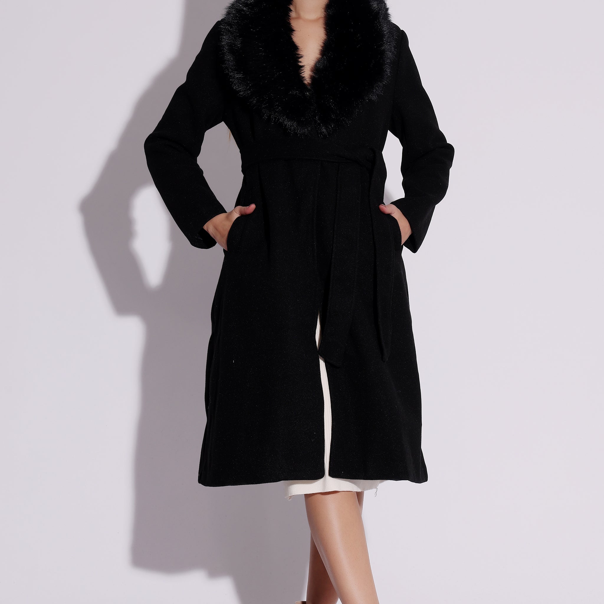 Luxurious Faux Fur Coat