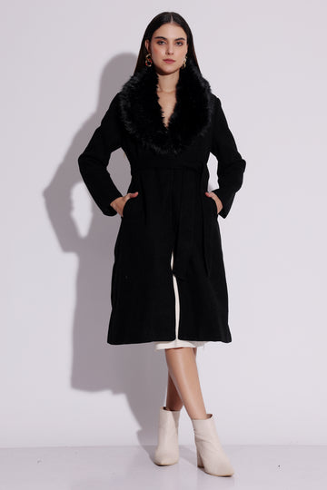 Luxurious Faux Fur Coat