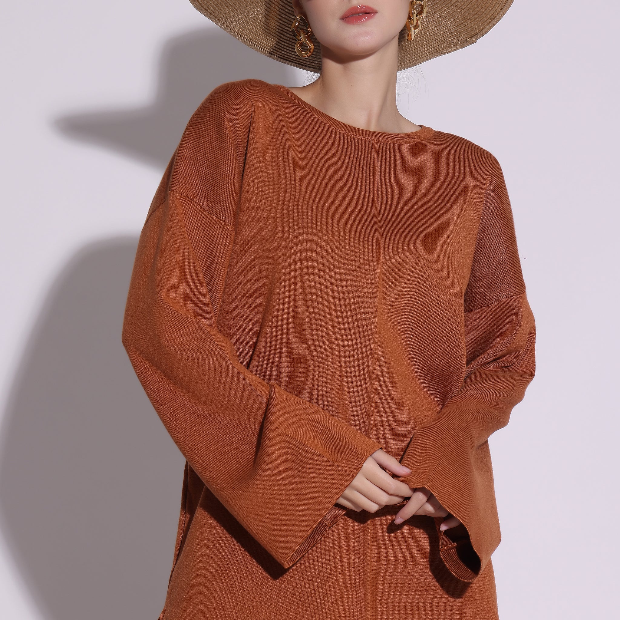 Rusty Knit Oversized Co-Ord Set