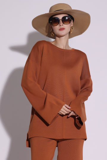 Rusty Knit Oversized Co-Ord Set