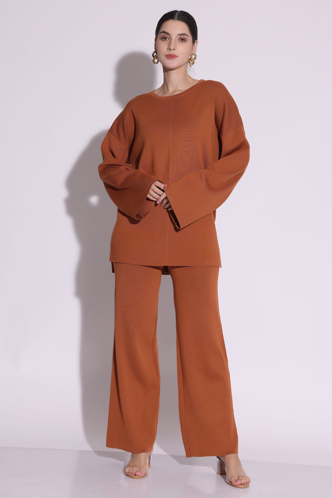 Rusty Knit Oversized Co-Ord Set