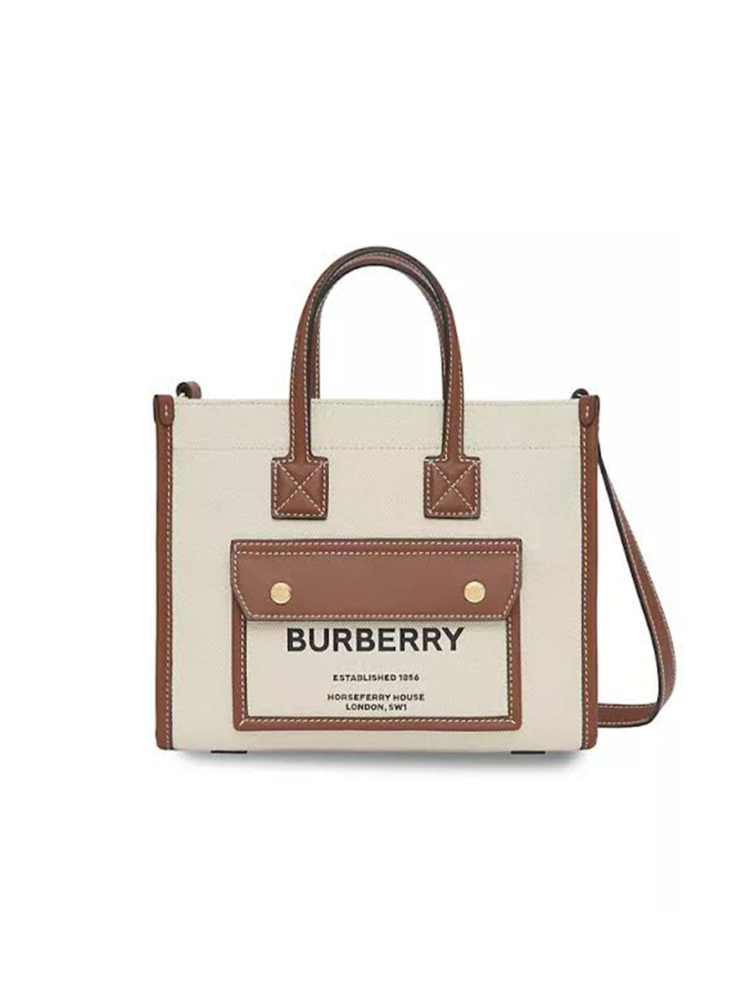 Burberry medium two-tone Freya Tote Bag