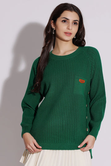 Ribbed Knit Sweater