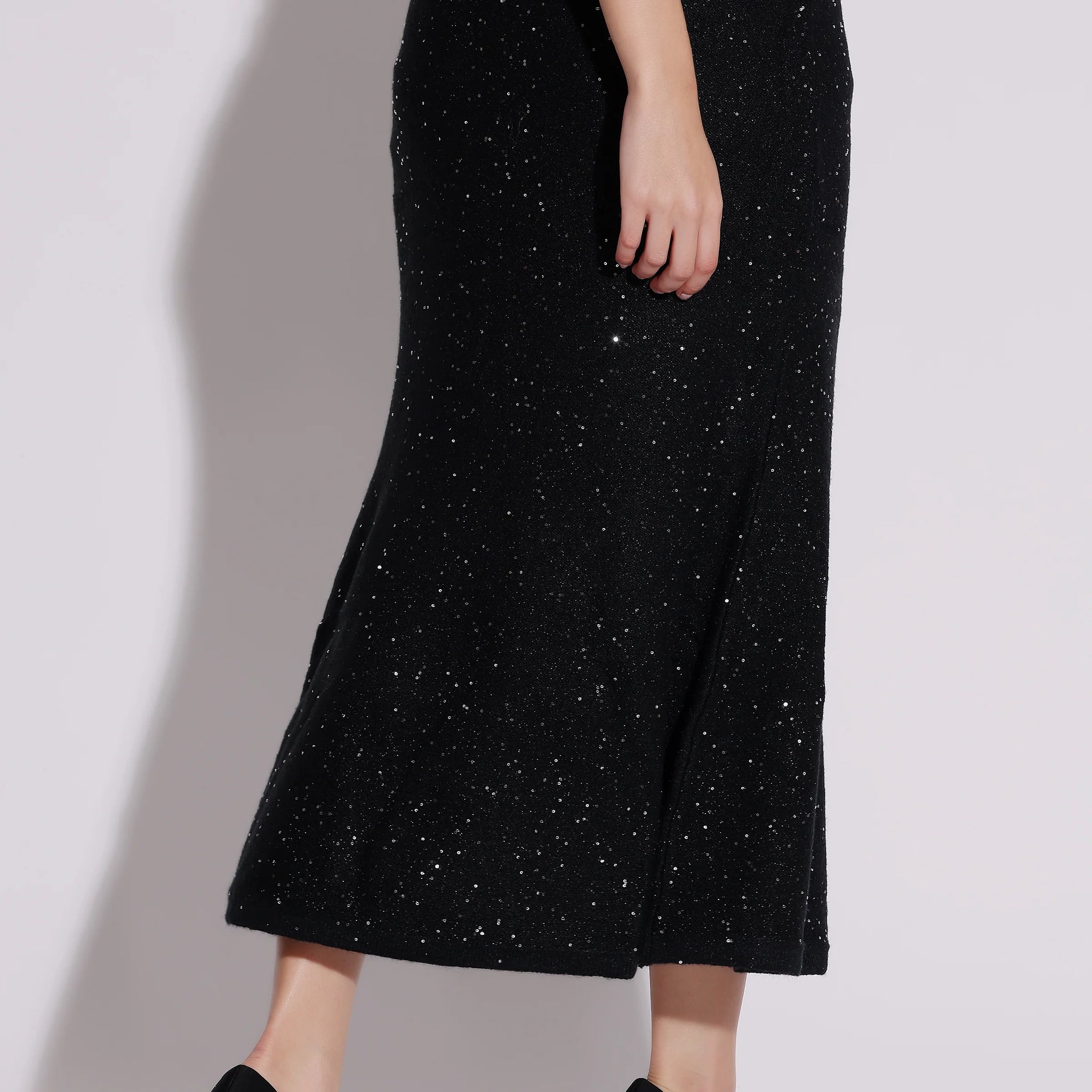 Black Sparkly Skirt