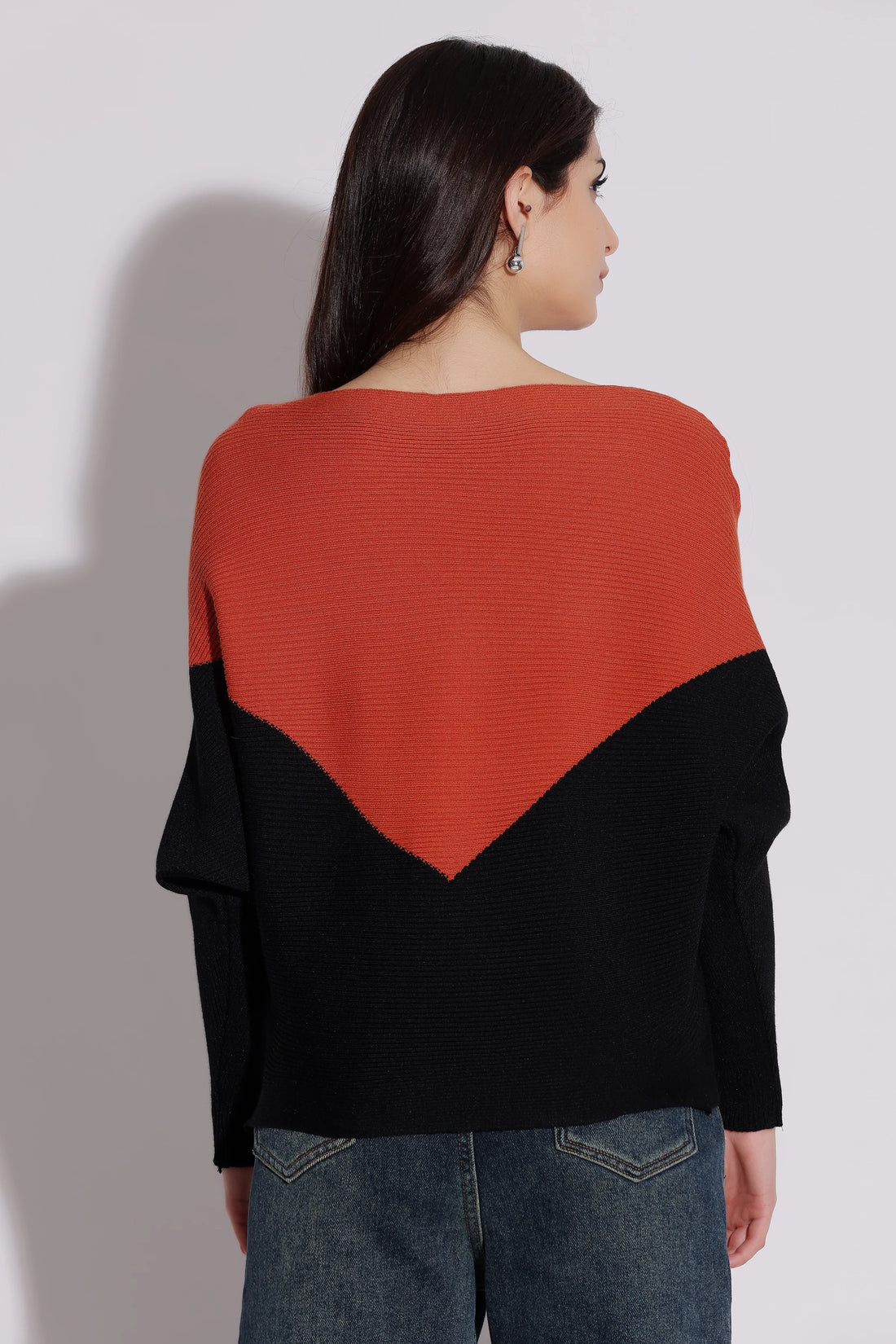 Colorblock Knit Sweater