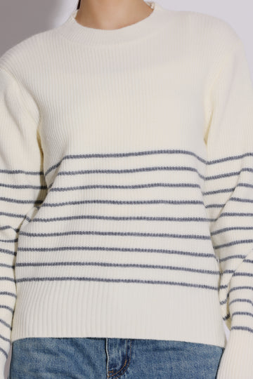 Striped Knit Sweater