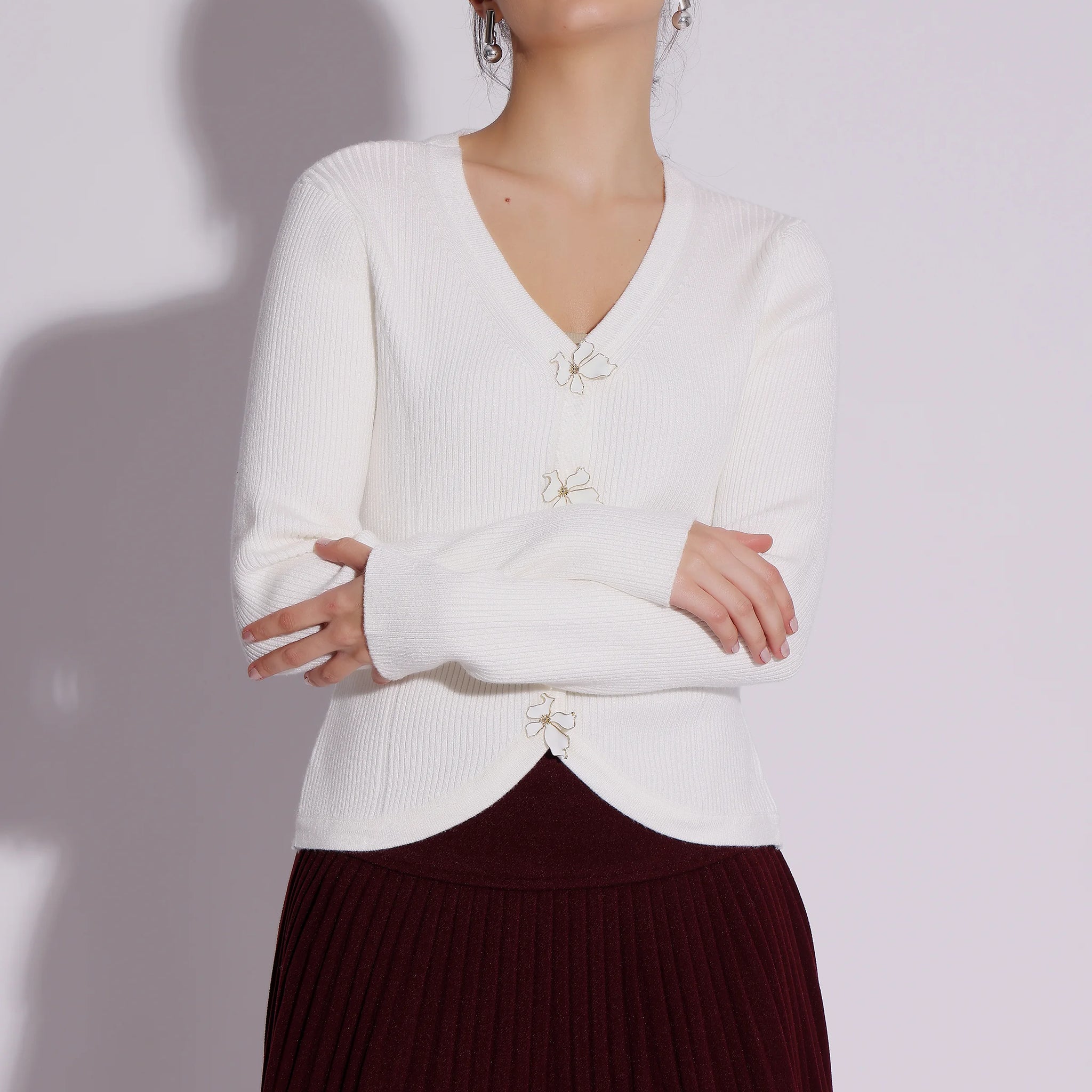 Elegant Cashmere Cardigan