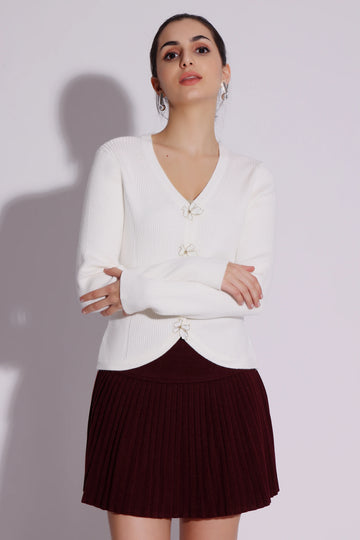 Elegant Cashmere Cardigan